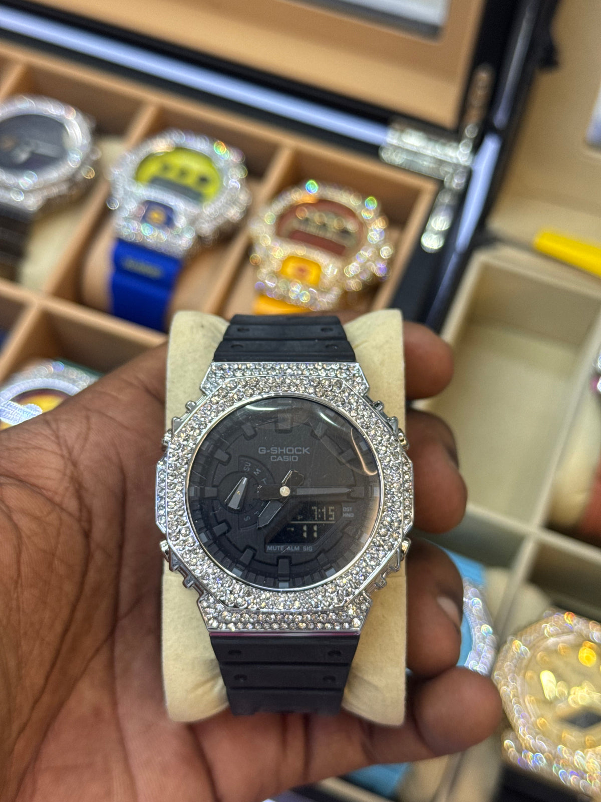 Black Iced Out G-Shock