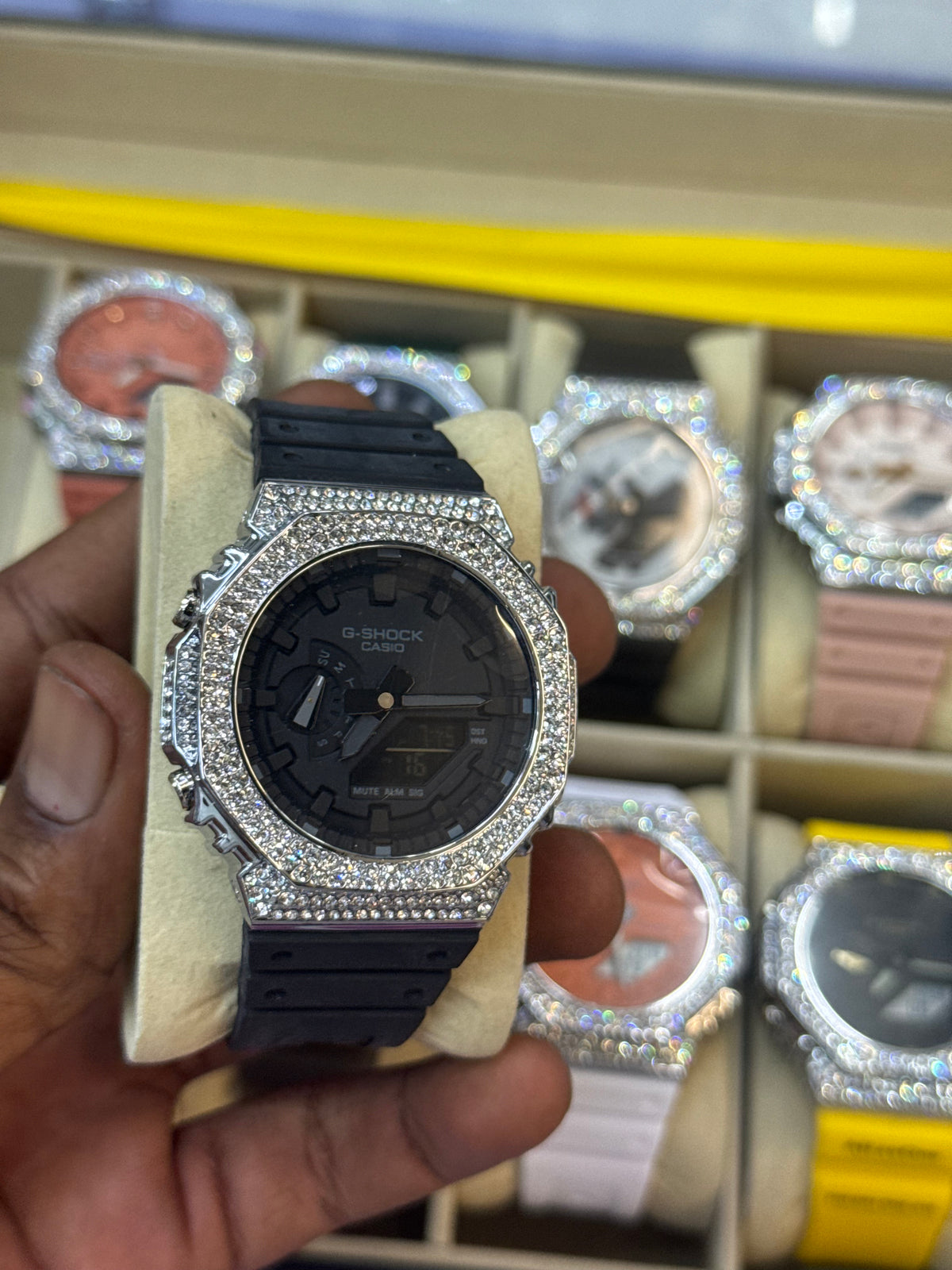Black Iced Out G-Shock
