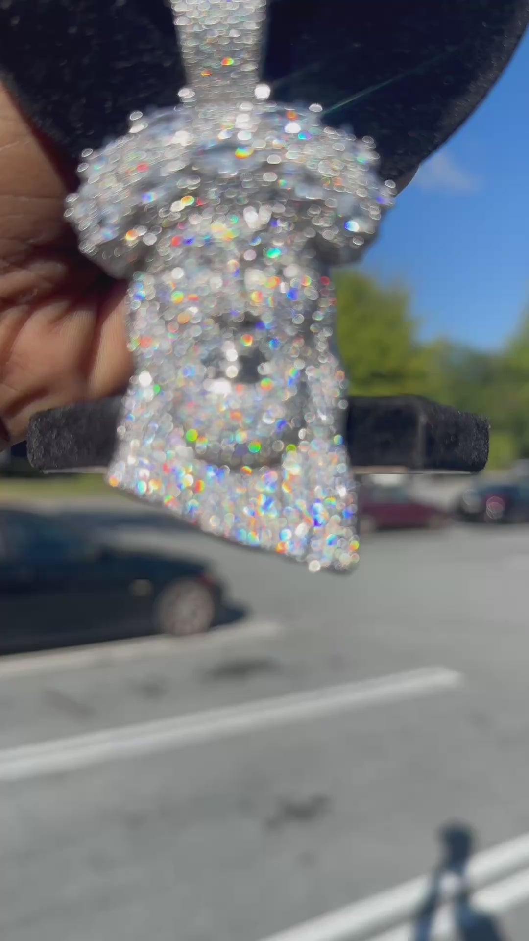 Silver Jesus Head Pendant