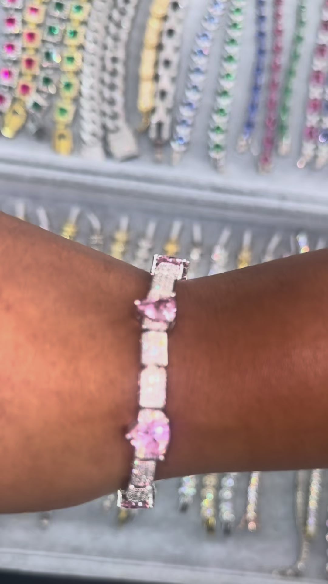 Iced Out Stone Bracelet